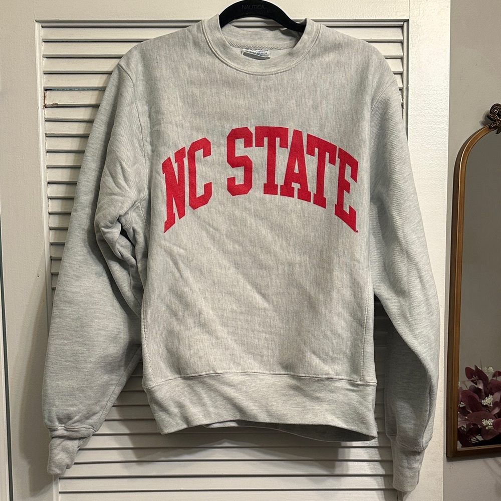 Gray NC State Men's Sweater